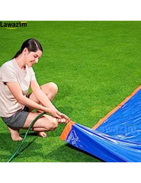 ملعب الإنزلاق المائي المنزلي بأربع ممرات  Bestway H2OGO!Quadruple Water Slide
