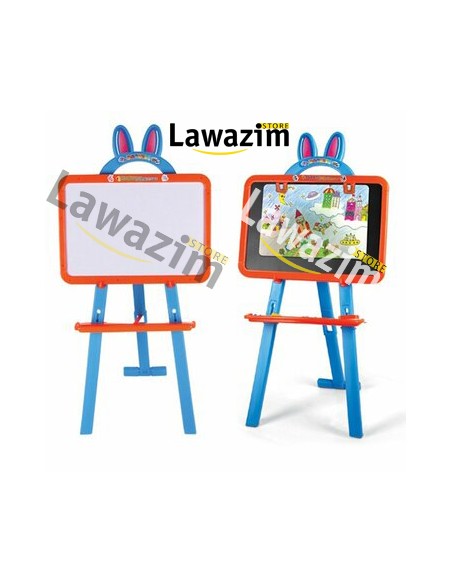 السبورة المغناطيسية ذات وجهين مع حامل 3 في 1 --Tableau  Learning Easel 3in1