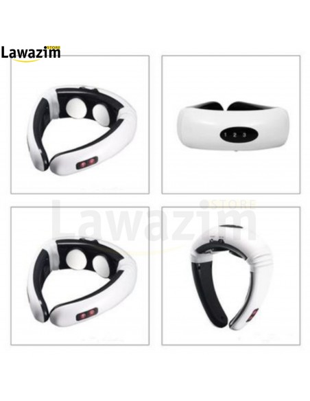 جهاز تدليك الرقبة و الظهر الكهربائي متعدد التقنيات و الأوضاع Masseur Cervical Electrique pour Relaxation Musculaire