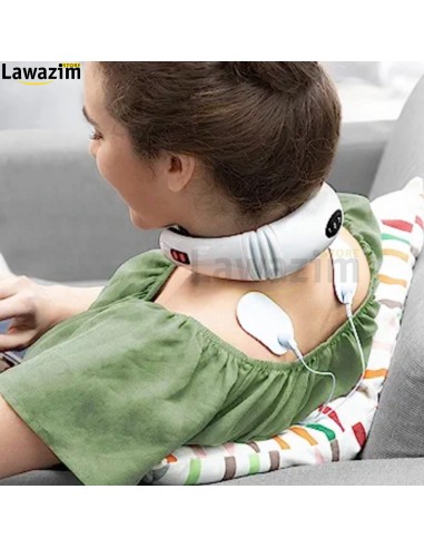 جهاز تدليك الرقبة و الظهر الكهربائي متعدد التقنيات و الأوضاع Masseur Cervical Electrique pour Relaxation Musculaire