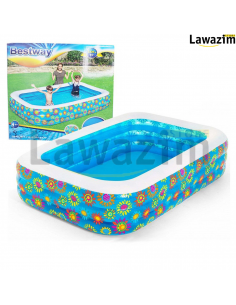 المسبح العائلي المزخرف  بثلاث طبقات  Bestway Piscine Gonflable