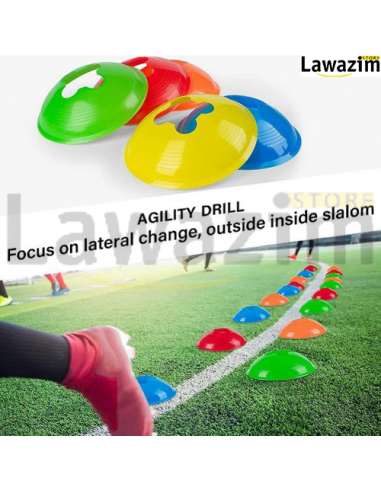 اقراص مخروطية لكرة القدم / cones d'entrainement / disc training cones