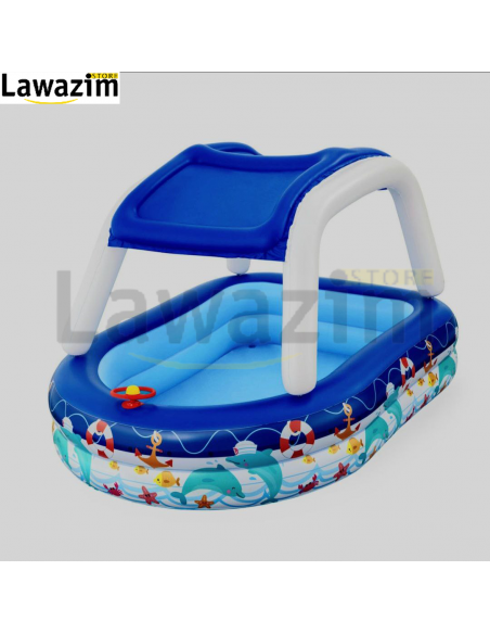 حوض سباحة من انتكس سيارة بمظلة واقية/piscine Intex avec auvent de protection