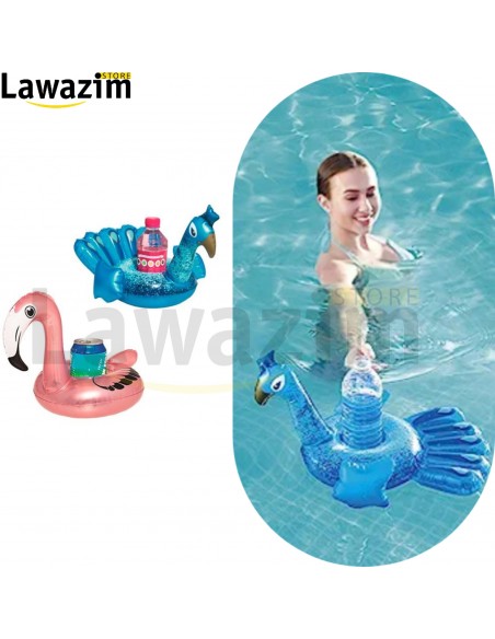 حاملة الأكواب Bestway القابلة للنفخ Bestway Peacock Porte-gobelet flottant