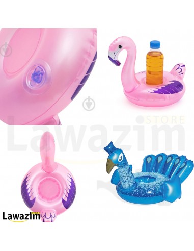 حاملة الأكواب Bestway القابلة للنفخ Bestway Peacock Porte-gobelet flottant