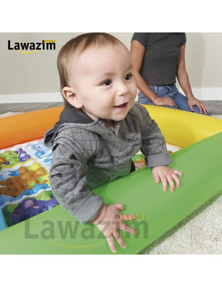 حصيرة اللعب المميزة للأطفال بتصميم الحيوانات  - Tapis de Jeu Gonflable avec des Animaux