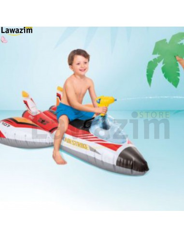 طائرة مائية قابلة للنفخ مع مدفع مائي للأطفالAvion gonflable avec canon à eau