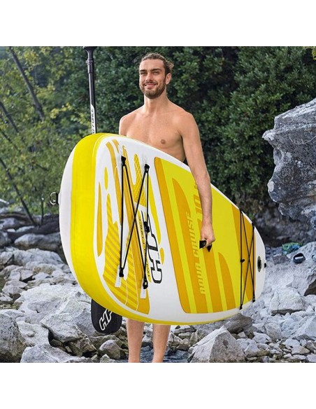 لوح تجديف من Bestway سريع و قابل للنفخ Paddle SUP gonflable Aqua Cruise Tech Hydro-Force