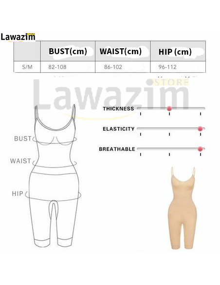 Bodysuit Shapewear for Women- ملابس داخلية لتقويم الجسم للنساء