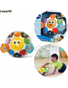 كرة القدم الضاحكة للأطفال مع إصدار أصوات مثيرة للأطفال  VTECH BABY - ZOZO, MON BALLON RIGOLO