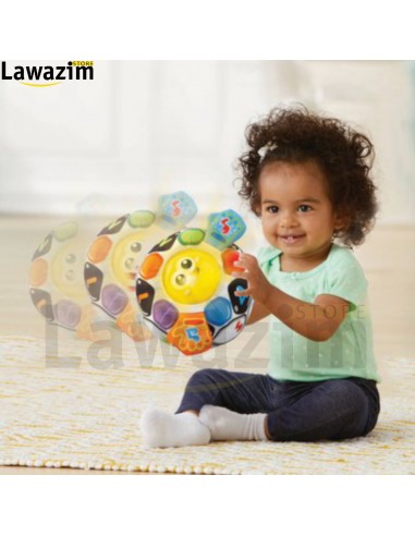 كرة القدم الضاحكة للأطفال مع إصدار أصوات مثيرة للأطفال  VTECH BABY - ZOZO, MON BALLON RIGOLO