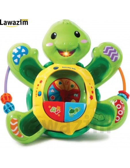 لعبة السلحفاه الدوارة مع اطلاق الكراة Turtle Tourni Pop'Balls