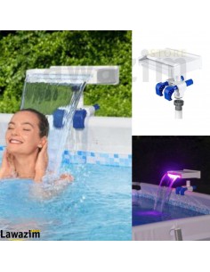 شلال حمام السباحة المضيء Bestway LED Waterfall