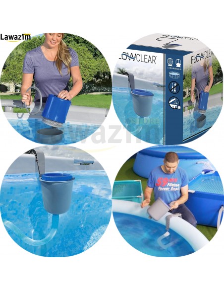 مضخة Bestway لتصفية ماء المسبح من الشوائب Skimmer avec accroche pour piscine hors sol