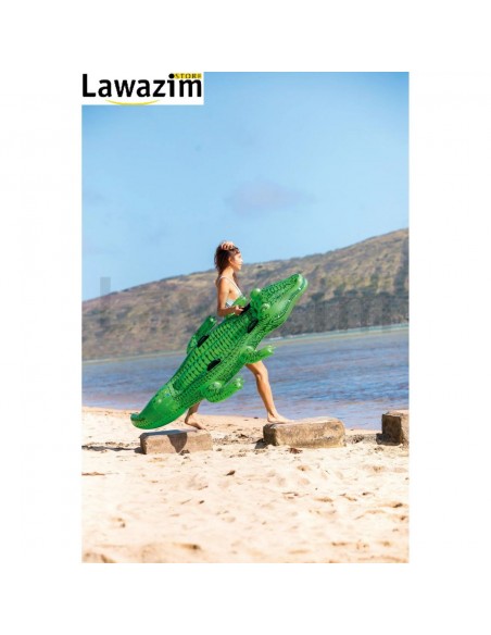 58562 INTEX Floating Crocodile - عوامة سباحة قابلة للنفخ على شكل تمساح