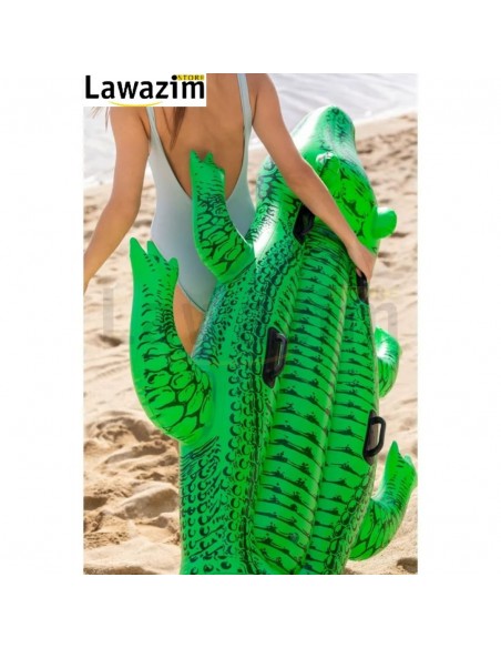 58562 INTEX Floating Crocodile - عوامة سباحة قابلة للنفخ على شكل تمساح