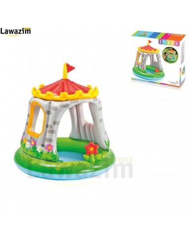 مسبح الأطفال على شكل قلعة Piscine Gonflable Château Royal pour enfants