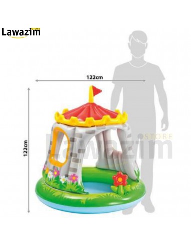مسبح الأطفال على شكل قلعة Piscine Gonflable Château Royal pour enfants