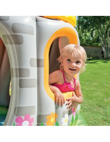 مسبح الأطفال على شكل قلعة Piscine Gonflable Château Royal pour enfants