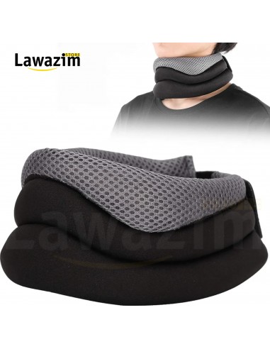 دعامة دعم العنق المسامية تخفيف الألم وضغط الفقرات Orthèse Cervicale Respirante Soulage la Douleur et la Pression Vertébrale
