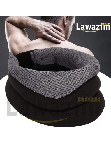 دعامة دعم العنق المسامية تخفيف الألم وضغط الفقرات Orthèse Cervicale Respirante Soulage la Douleur et la Pression Vertébrale