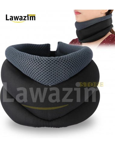 دعامة دعم العنق المسامية تخفيف الألم وضغط الفقرات Orthèse Cervicale Respirante Soulage la Douleur et la Pression Vertébrale