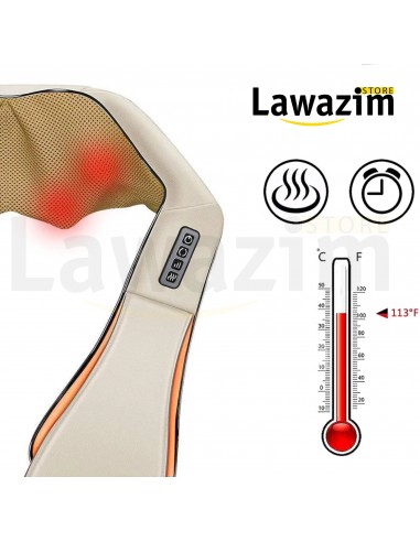 مساج العنق والظهر والكتف الكهربائي - Massage Électrique pour Cou, Dos et Épaules