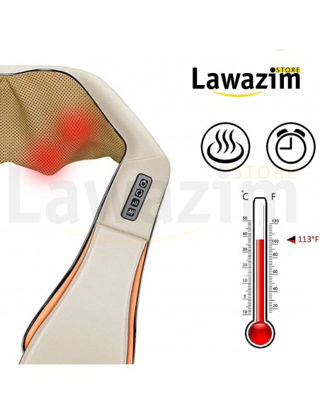 مساج العنق والظهر والكتف الكهربائي - Massage Électrique pour Cou, Dos et Épaules