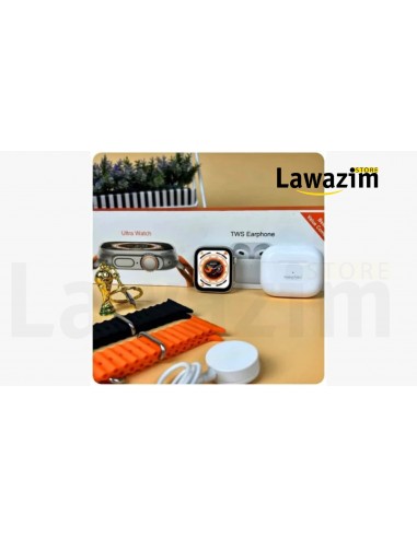 ساعة ذكية  مع سماعات الأذن - Montre Intelligente Ultra GP-5 avec Écouteurs