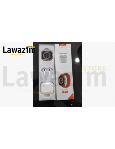 ساعة ذكية  مع سماعات الأذن - Montre Intelligente Ultra GP-5 avec Écouteurs