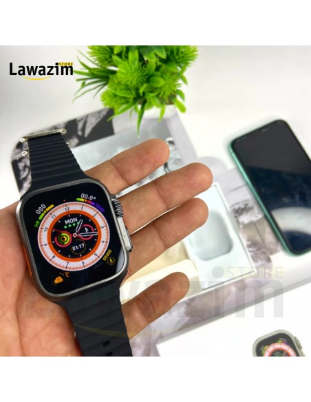 الساعة الذكية و سماعات بلوتوث نقية 2في1 - Smart Watch & Bluetooth Écouteurs 2en1 S8 Ultra Series 8