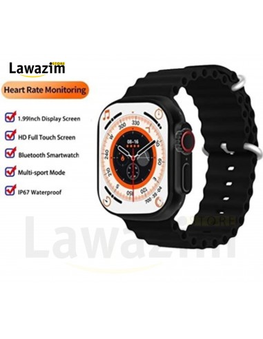 الساعة الذكية و سماعات بلوتوث نقية 2في1 - Smart Watch & Bluetooth Écouteurs 2en1 S8 Ultra Series 8