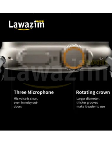 الساعة الذكية و سماعات بلوتوث نقية 2في1 - Smart Watch & Bluetooth Écouteurs 2en1 S8 Ultra Series 8