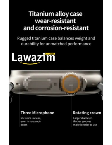 الساعة الذكية و سماعات بلوتوث نقية 2في1 - Smart Watch & Bluetooth Écouteurs 2en1 S8 Ultra Series 8