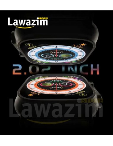 الساعة الذكية و سماعات بلوتوث نقية 2في1 - Smart Watch & Bluetooth Écouteurs 2en1 S8 Ultra Series 8