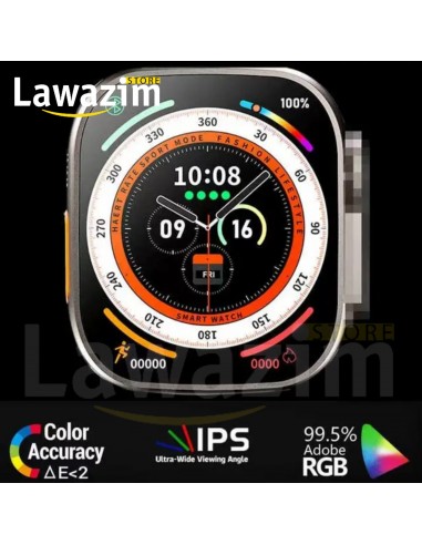 الساعة الذكية و سماعات بلوتوث نقية 2في1 - Smart Watch & Bluetooth Écouteurs 2en1 S8 Ultra Series 8