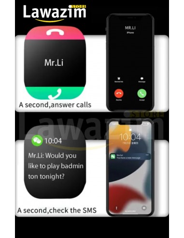 الساعة الذكية و سماعات بلوتوث نقية 2في1 - Smart Watch & Bluetooth Écouteurs 2en1 S8 Ultra Series 8