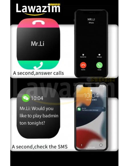 الساعة الذكية و سماعات بلوتوث نقية 2في1 - Smart Watch & Bluetooth Écouteurs 2en1 S8 Ultra Series 8