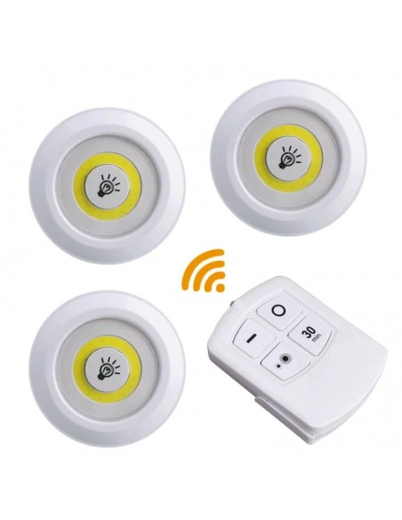 Wireless-remote-control-led-light / مصابيح LED لاسلكية مع جهاز تحكم عن بعد