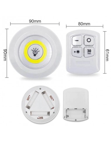 Wireless-remote-control-led-light / مصابيح LED لاسلكية مع جهاز تحكم عن بعد