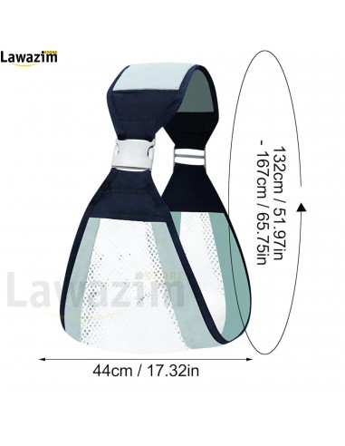 حاملة أطفال فاخرة ذات استخدام مزدوج لحديثي الولادة Echarpe De Portage Bebe Avec Des Bretelles Confortables Et Réglables