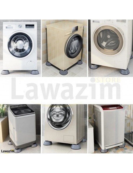 مضادات الاهتزاز لآلة الغسيل Tapis en caoutchouc Anti-Vibration pour Machine à laver