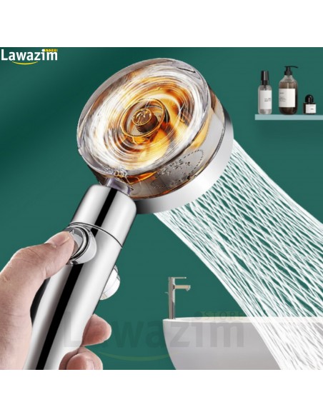 رأس دش الإستحمام الحديث و المطور Helishower - Pommeau de douche à hélice à haute pression