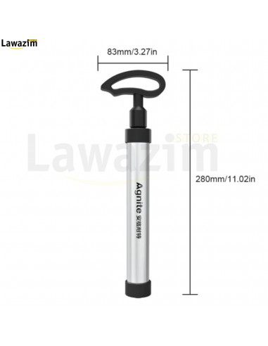 مضخة يدوية متعددة الوظائف مصحوبة بإبرة نفخ Pompe à main multifonctionnelle