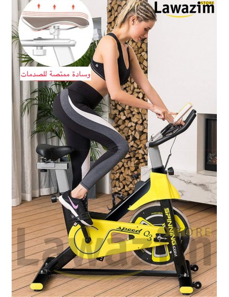 Spinning velo / الدراجة الرياضية الثابتة / Vélo de spinning pour entraînement de fitness