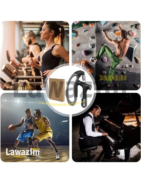 Hand Trainer Réglable 10 à 100 kg مقبض اليدوي القابل للتعديل مدرب قبضة الساعد 10-100 كغ
