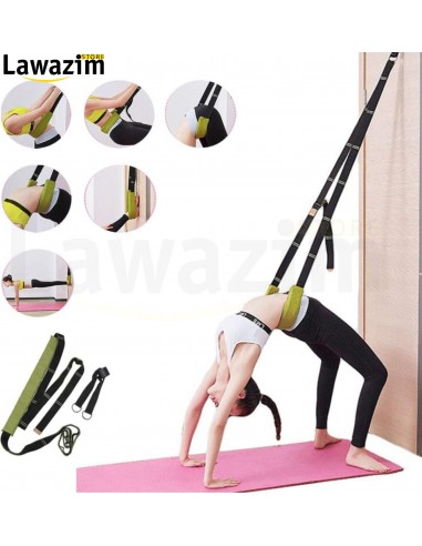 أشرطة المقاومة مع مقابض مرنة - Bandes de résistance avec poignées flexibles