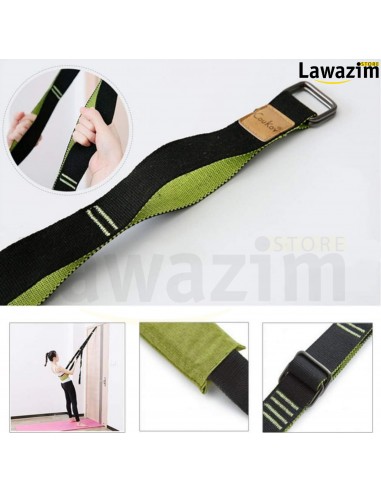 أشرطة المقاومة مع مقابض مرنة - Bandes de résistance avec poignées flexibles
