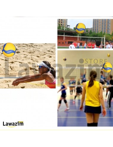 كرة الطائرة عالية الجودة  ناعمة الملمس للتدريب والمباريات Balle de volley ball doux au toucher d'entrainement de haute qualité