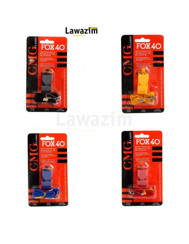 صافرة فوكس 40 ذات الصوت القوي  Fox 40 sifflet  CMG classic